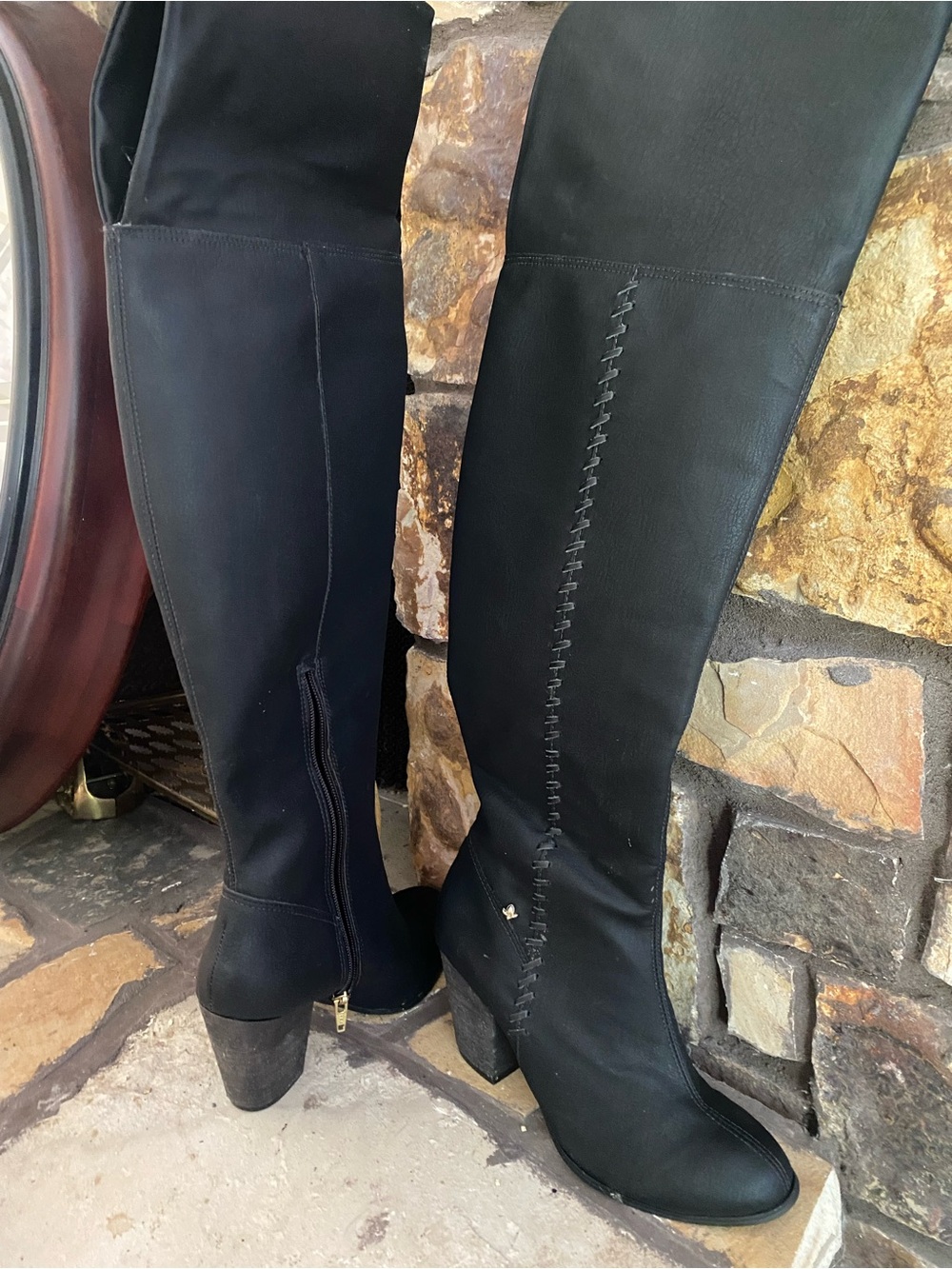 New Black Over-the-Knee Women's Boots